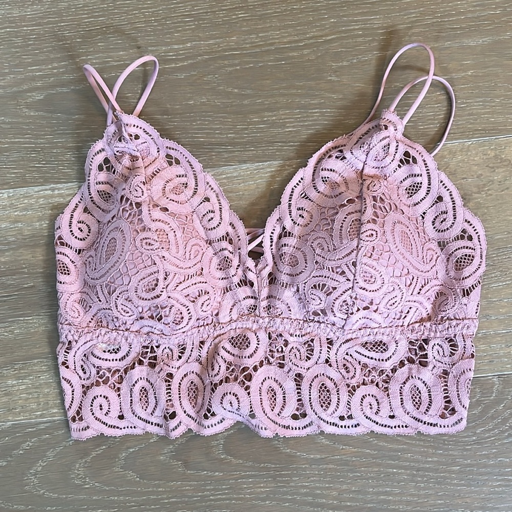 PINK Victoria’s secret Mauve Pink Bralette size medium